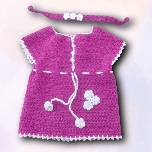 Flower Crochet Dress